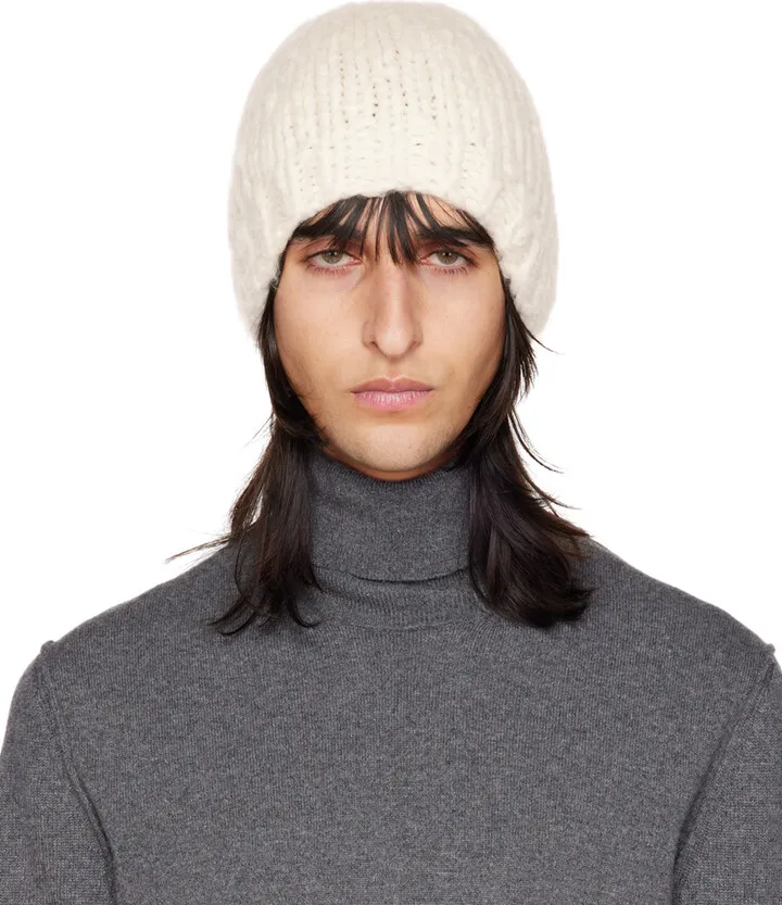 Gabriela Hearst White Townes Beanie