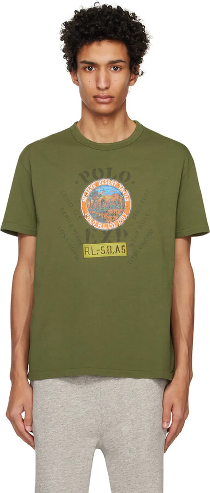 Polo Ralph Lauren Khaki Graphic T-Shirt
