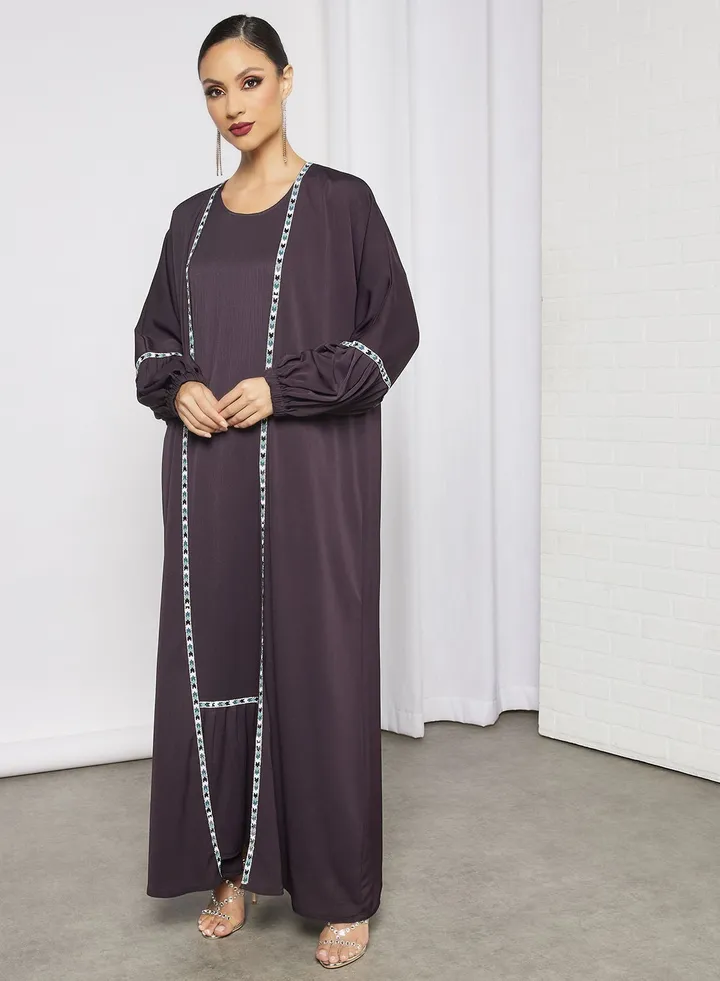 Abaya With Matching Inner Slip