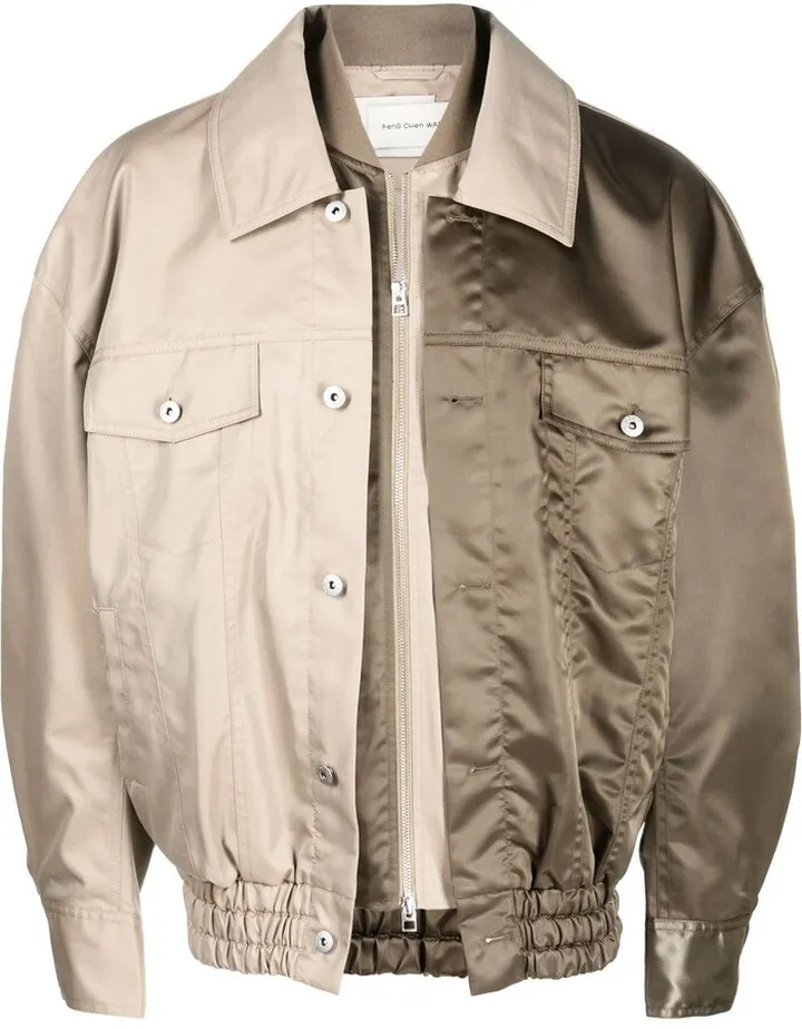 Colour-Block Bomber Jacket