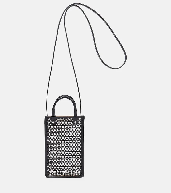 Garance leather phone pouch