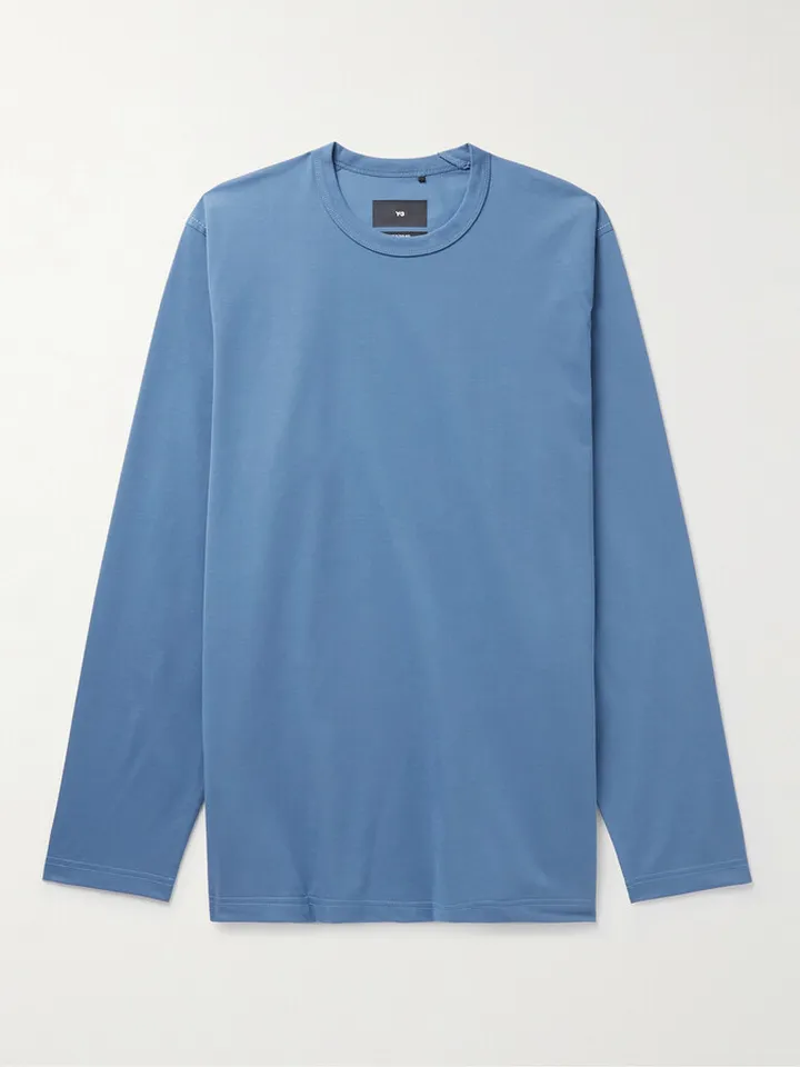 Premium Cotton-Blend Jersey T-Shirt