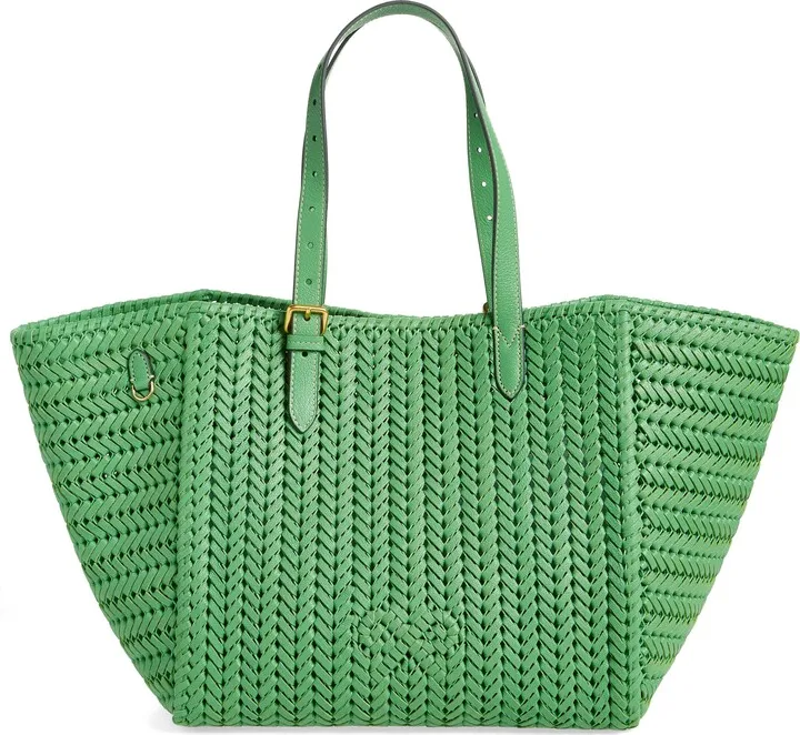 The Neeson Woven Leather Tote