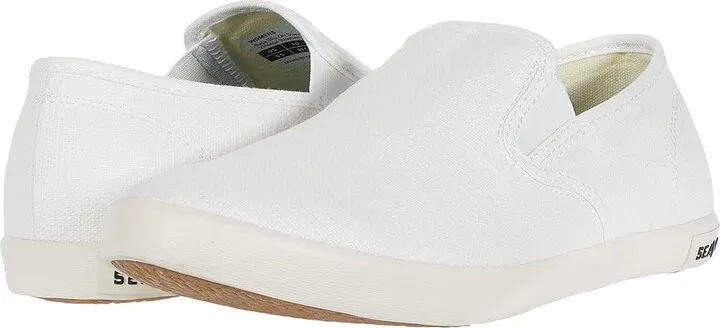 SeaVees Baja Slip On Classic (White) Women's Slip on Shoes
