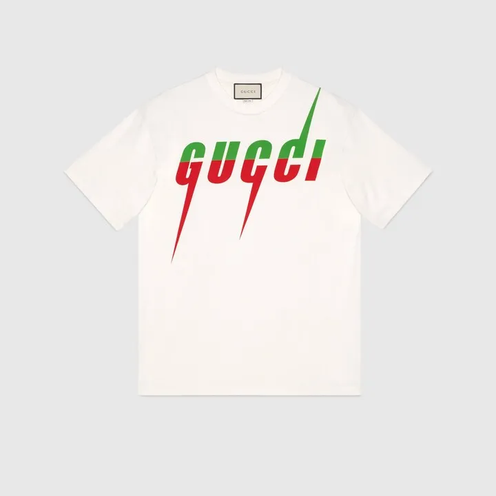 T-shirt with Gucci Blade print