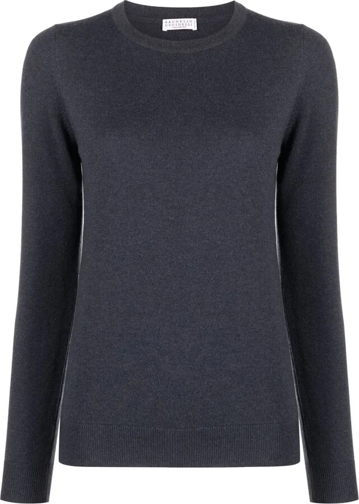 Long-Sleeve Knitted Top