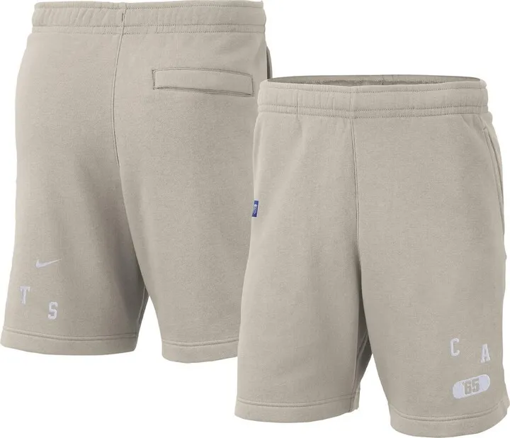 Men's Nike Cream Kentucky Wildcats Fleece Shorts