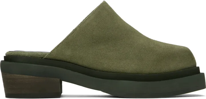 Eckhaus Latta Green Zoe Clogs