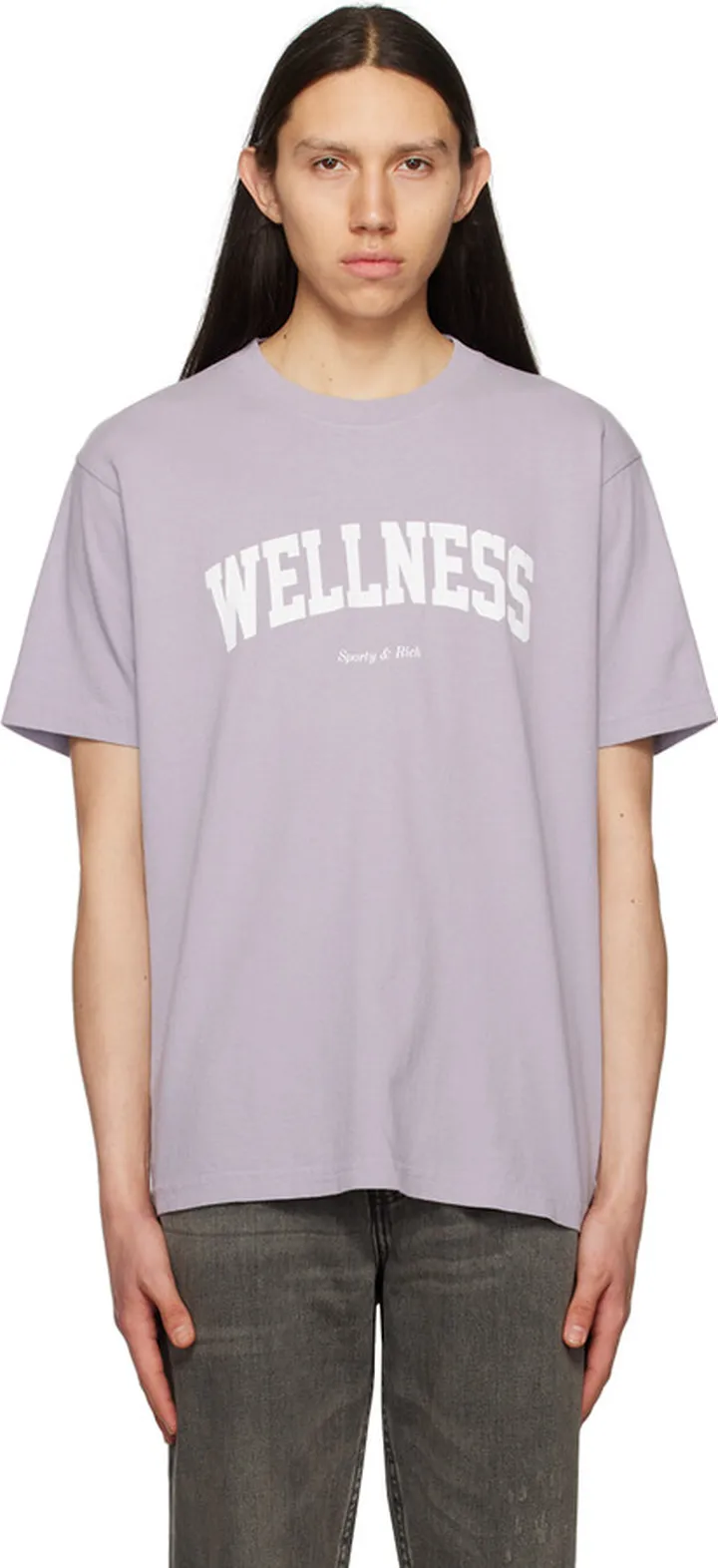 Sporty & Rich Purple 'Wellness' T-Shirt