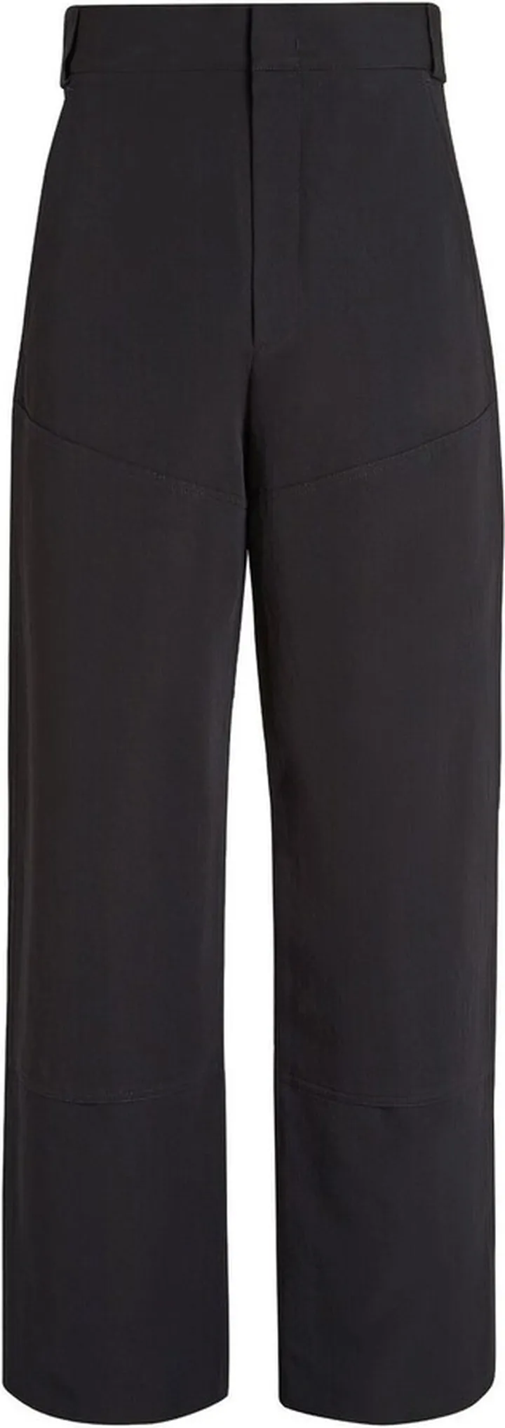 Straight-Leg Cut Trousers