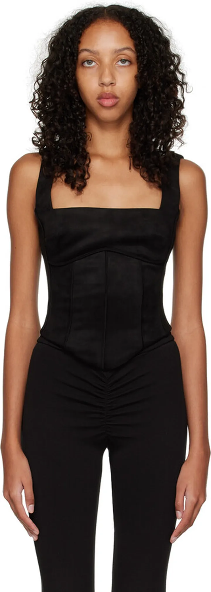 MISBHV Black Lara Corset Camisole