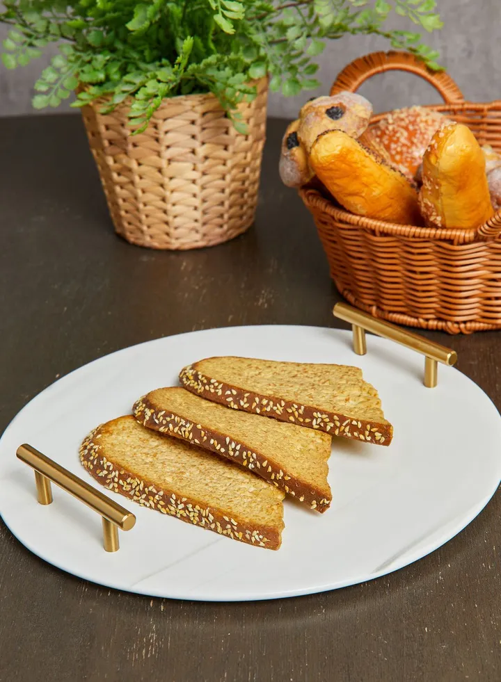 White Marble Display Tray
