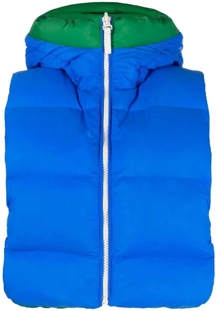 Logo-Print Reversible Padded Gilet
