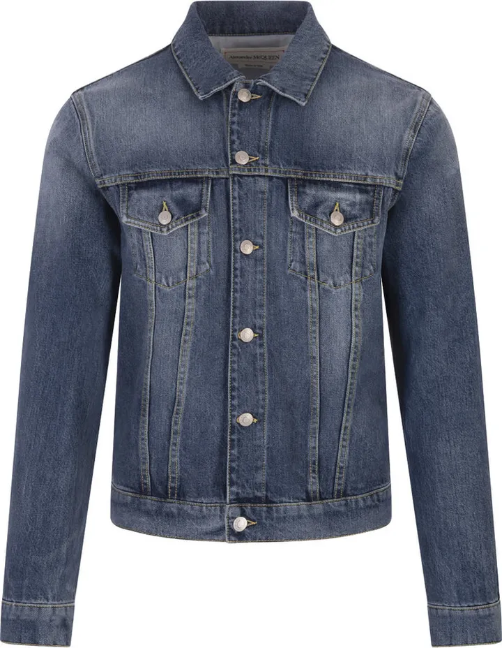 Blue Mcqueen 92 Denim Jacket