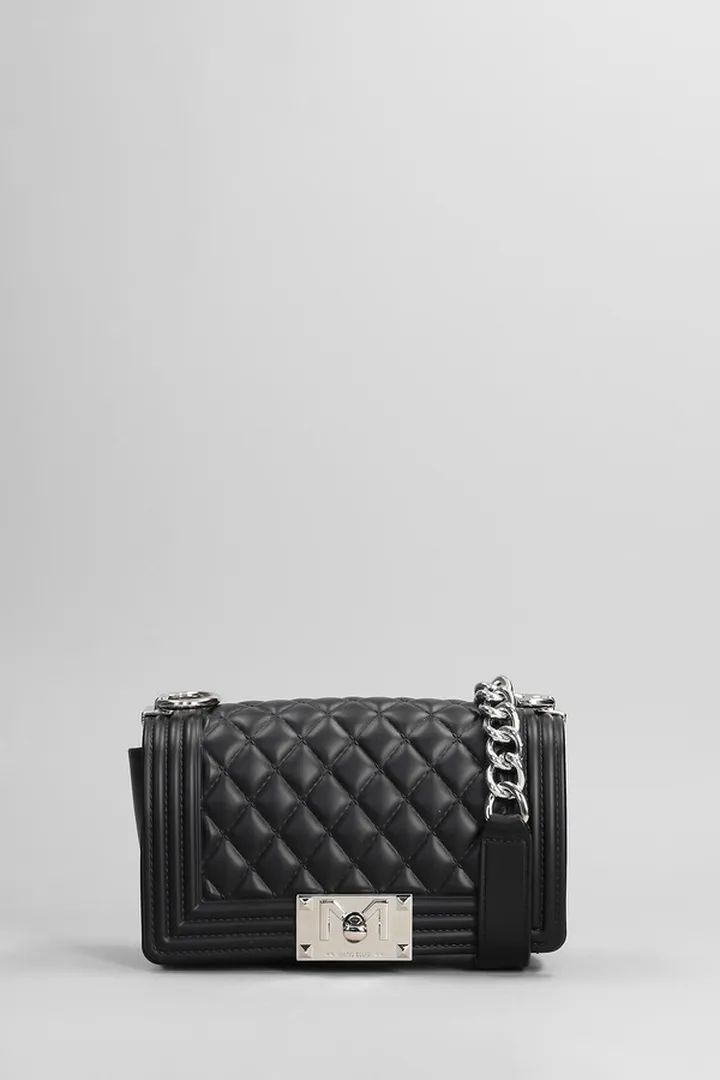 Las Vegas Xs Shoulder Bag In Black Leather