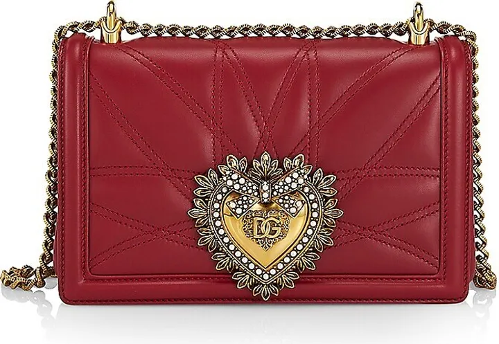 Devotion Quilted Leather Shoulder Bag