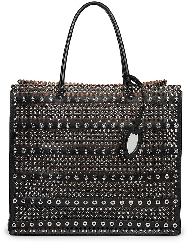 Garance Grommet Leather Tote