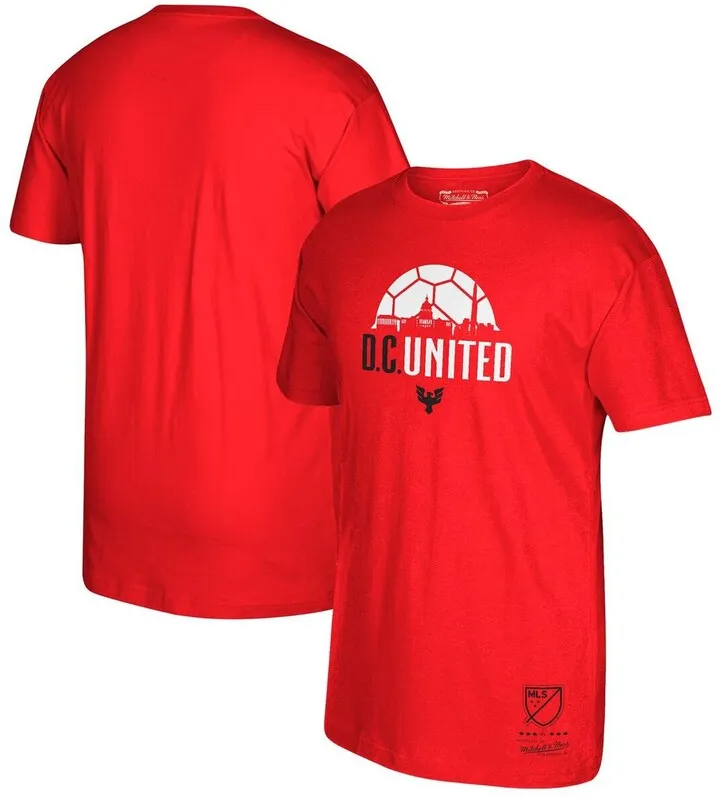 Men's Mitchell & Ness Red D.c. United Local T-shirt