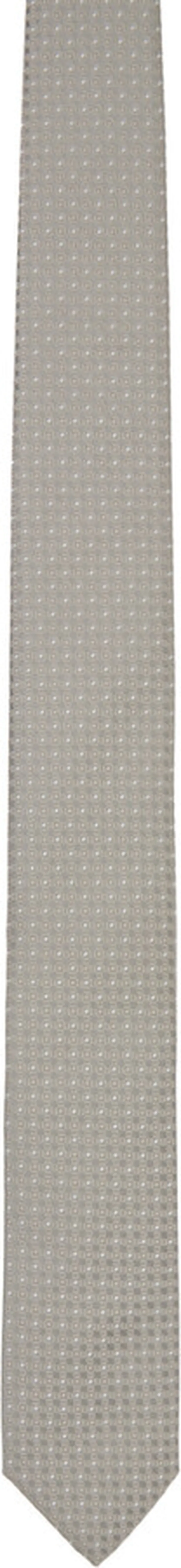 BOSS Gray Jacquard Tie