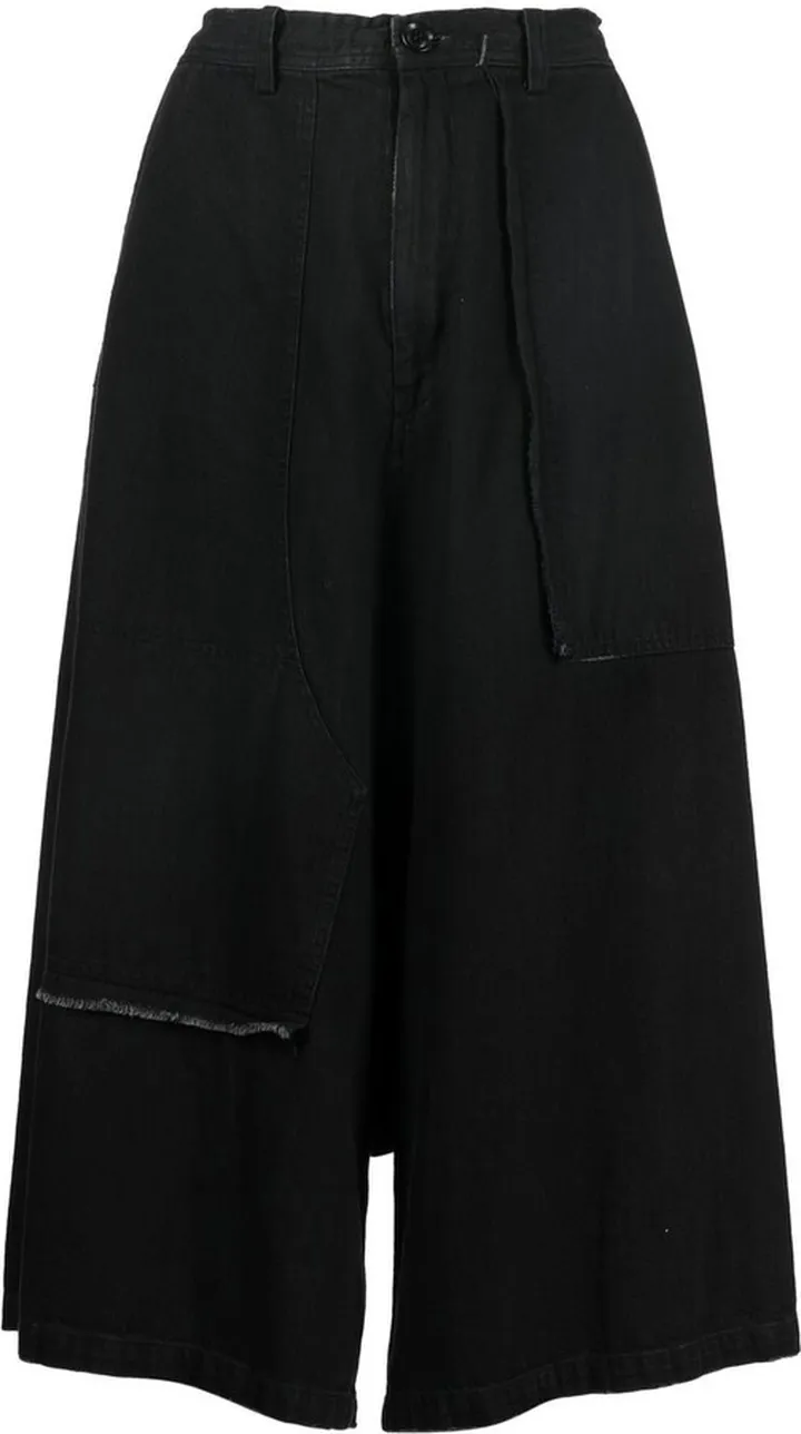 Cropped Wide-Leg Jeans