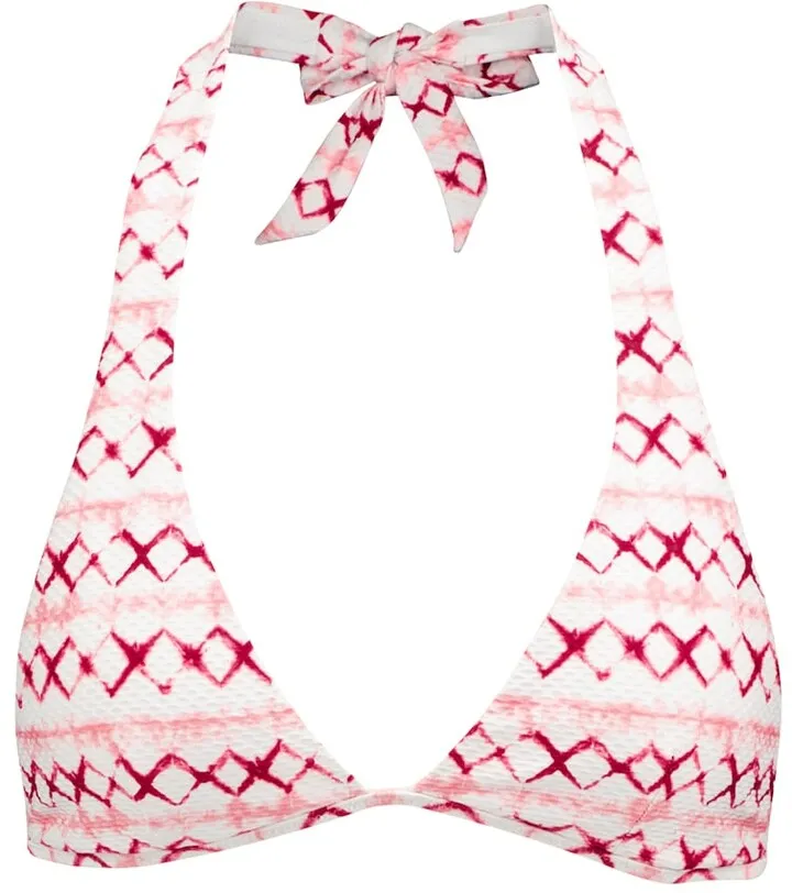 Penida tie-dye halterneck bikini top