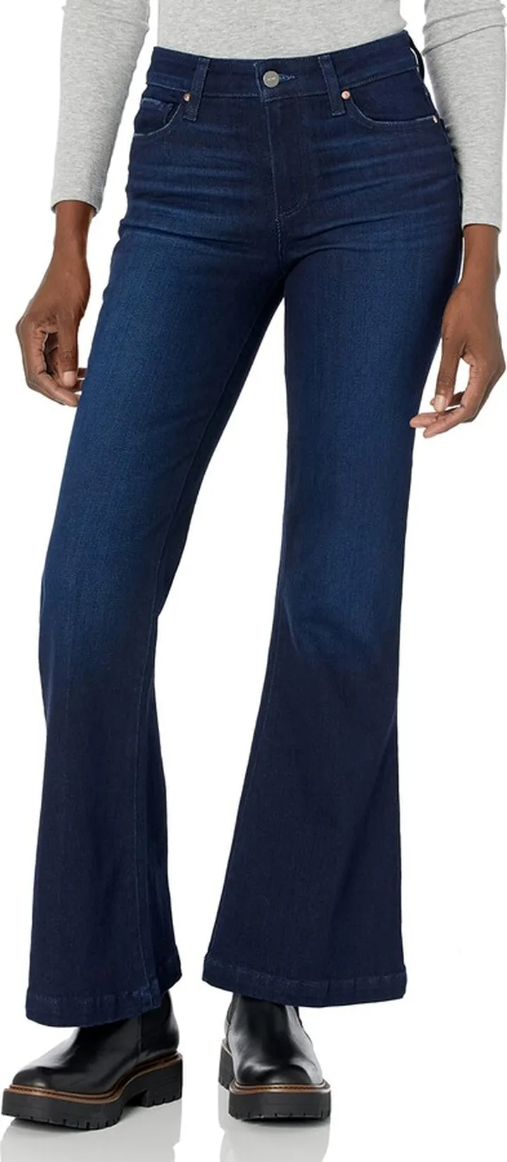 PAIGE Women's Genevieve 32" high Rise flare32 Inseam in Solstice