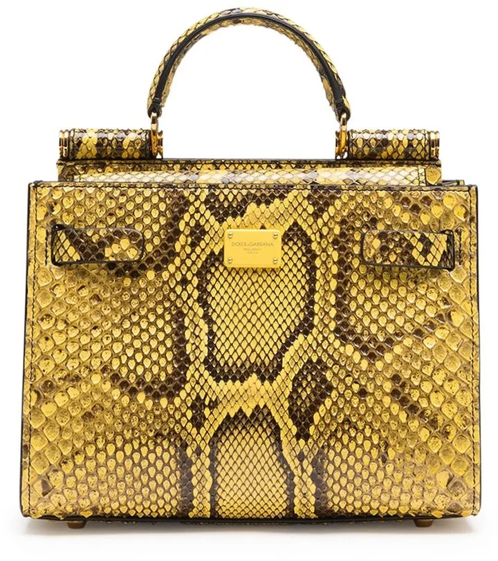 Sicily 62 snake-print shoulder bag