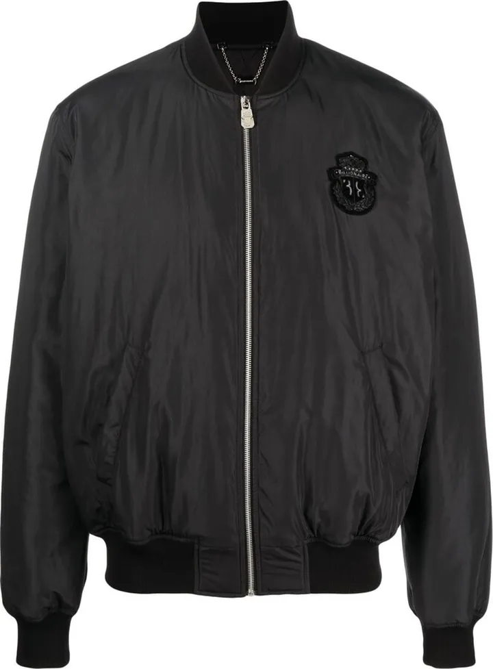 Logo-Patch Bomber Jacket