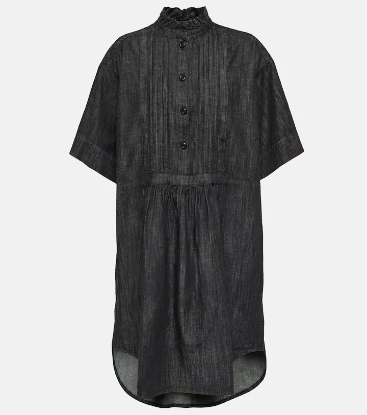 Denim shirt dress