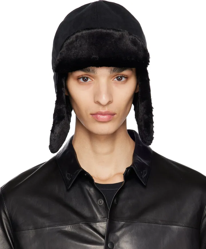 mastermind WORLD Black Pilot Cap
