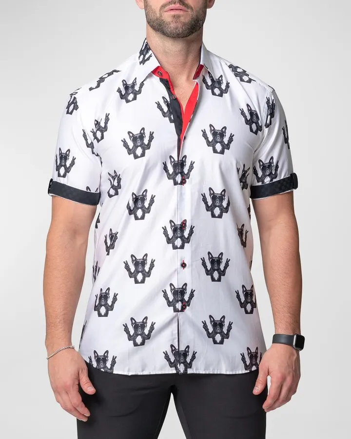 Men's Galileo Dog Peace Sport Shirt