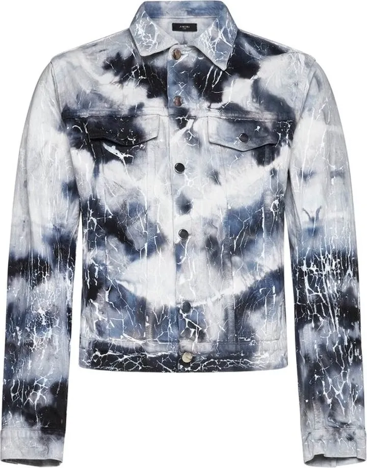 Amiri Tie-Dyed Denim Jacket