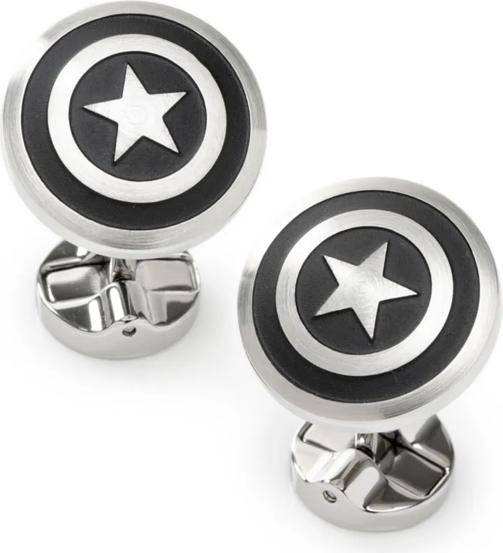 Marvel Men's Captain America Shield Cufflinks
