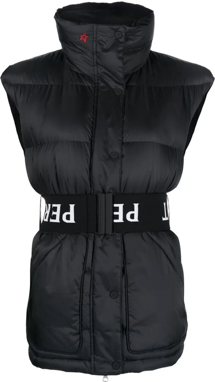 Logo-Belt Padded Gilet