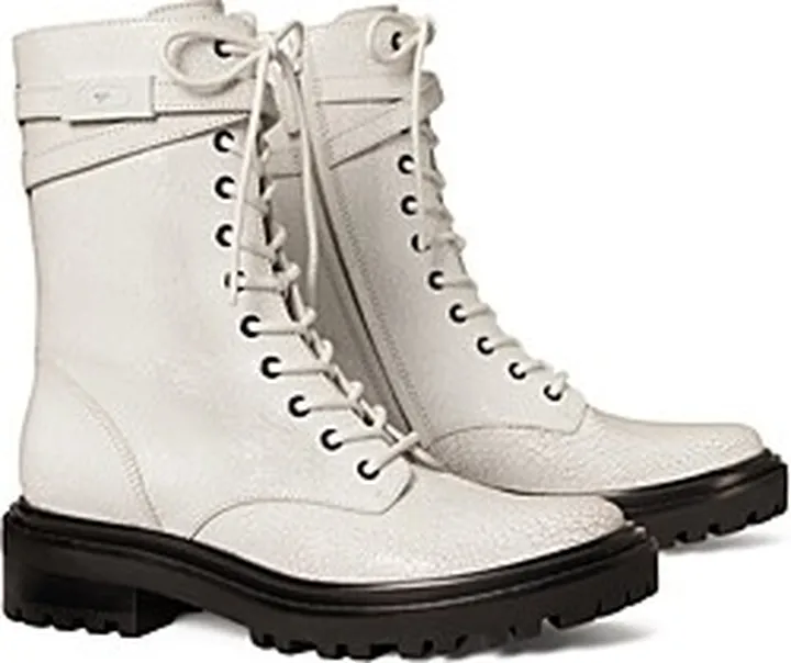 Tory Burch Women's T-Hardware Lace Up Combat Boots