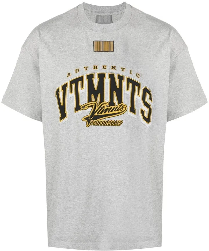 embroidered-logo cotton T-shirt