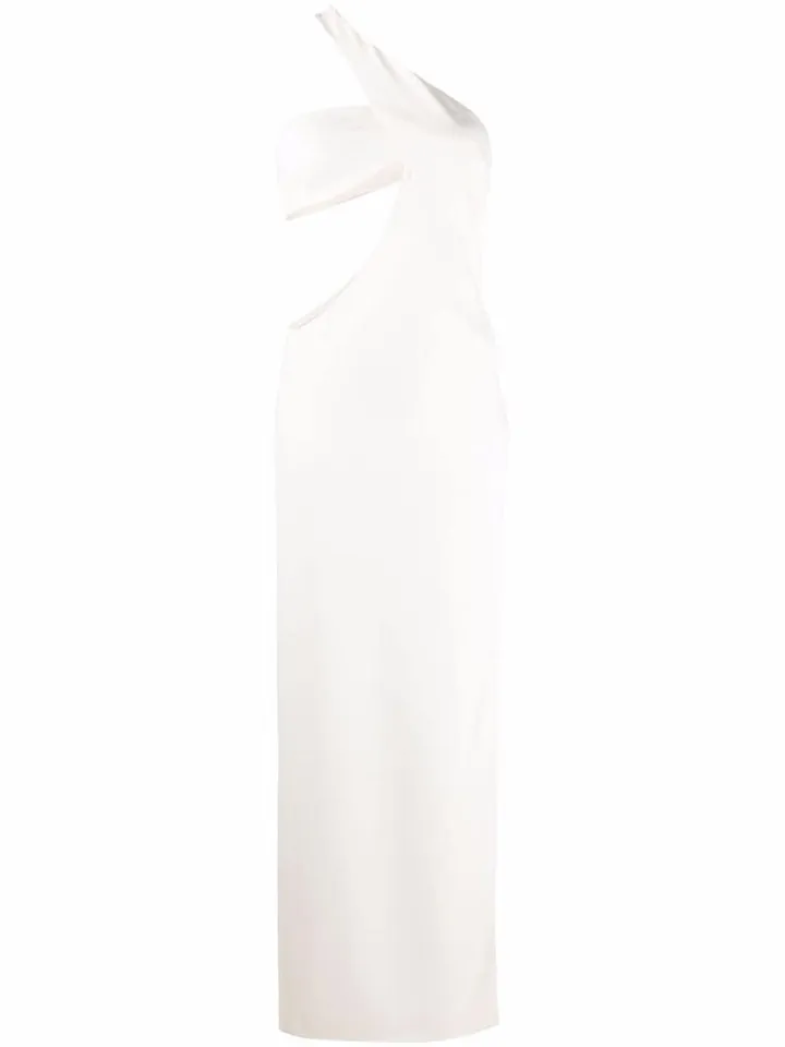 Asymmetric Cut-Out Gown
