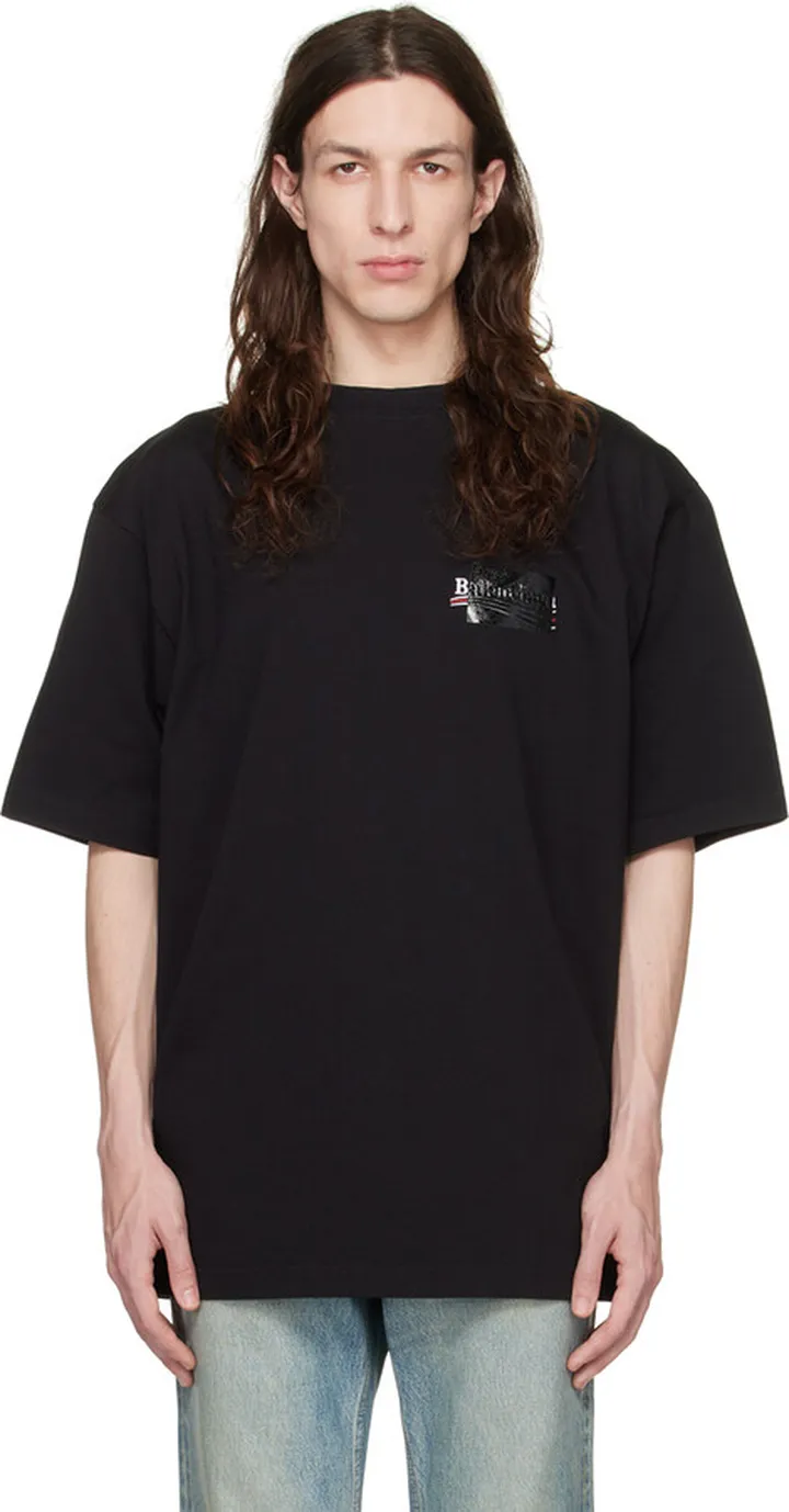 Balenciaga Black Gaffer T-Shirt