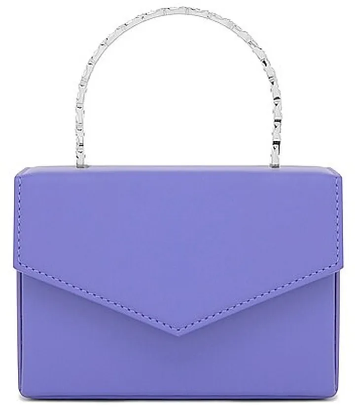 AMINA MUADDI Superamini Pernille Nappa Bag in Lavender
