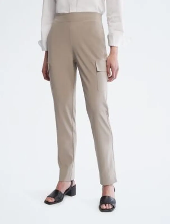 Modern Commute Straight Leg Cargo Tailored Pants
