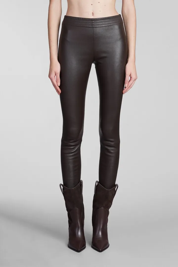 Pants In Brown Leather