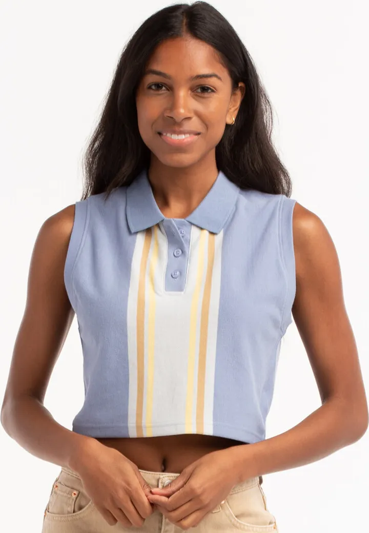 OBEY Hailey Womens Sleeveless Polo Shirt