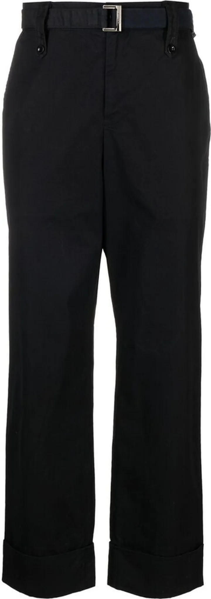 Belted Wide-Leg Trousers