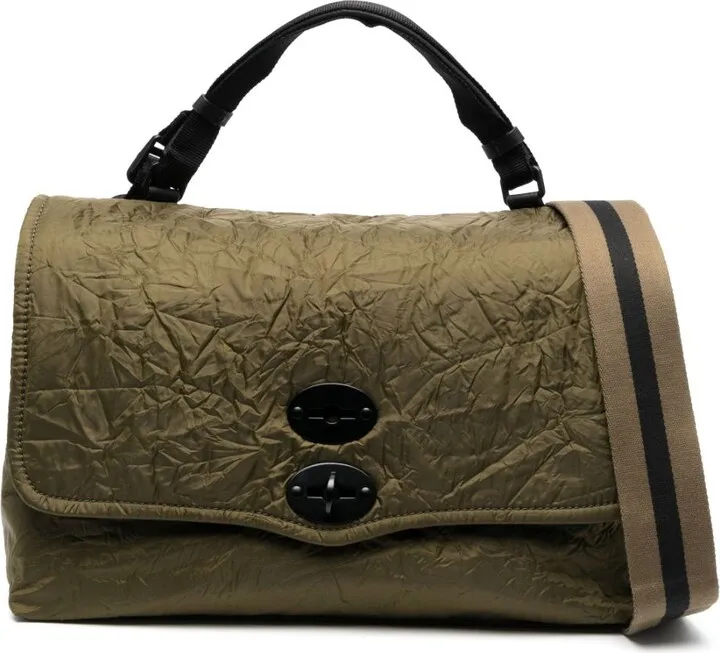 Postina crinkled-effect tote bag