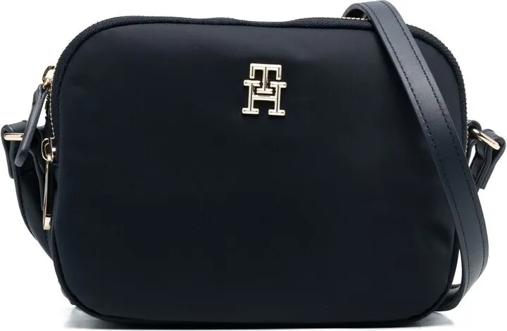 Logo-Plaque Crossbody Bag