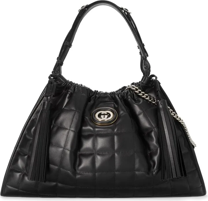 Gucci Deco quilted leather tote bag