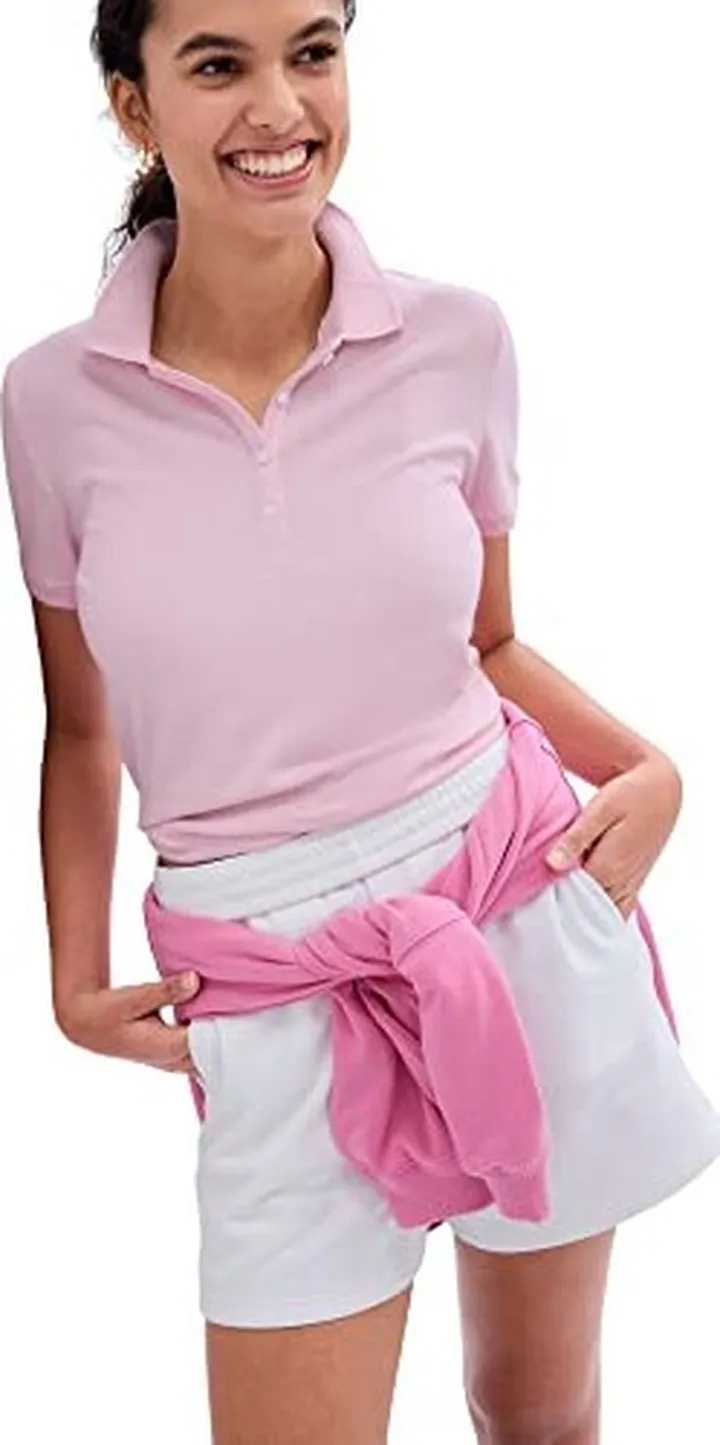 GAP Womens Short Sleeve Polo Light Peony XL