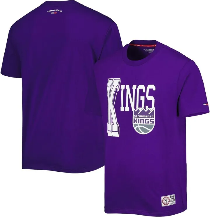 Men's Tommy Jeans Purple Sacramento Kings Mel Varsity T-shirt