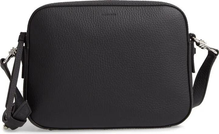 Captain Square Leather Crossbody Bag