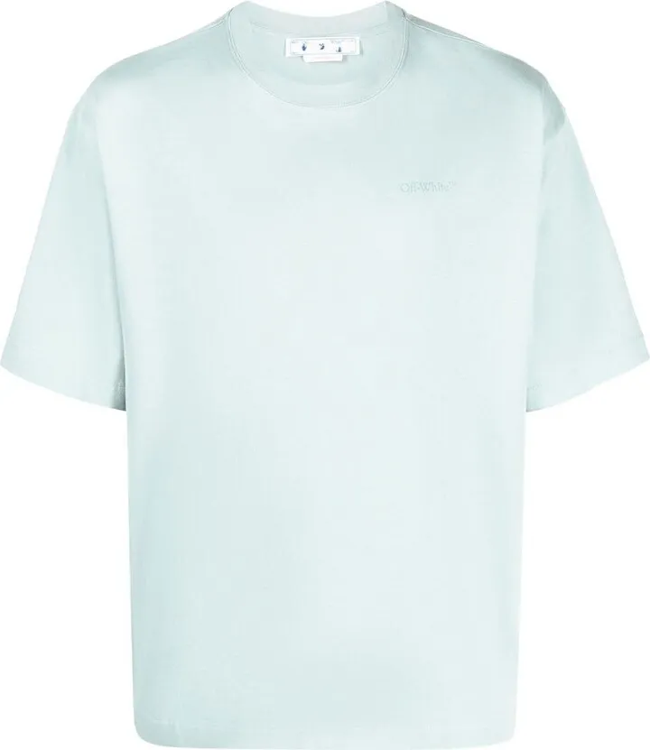 logo-print organic cotton T-shirt